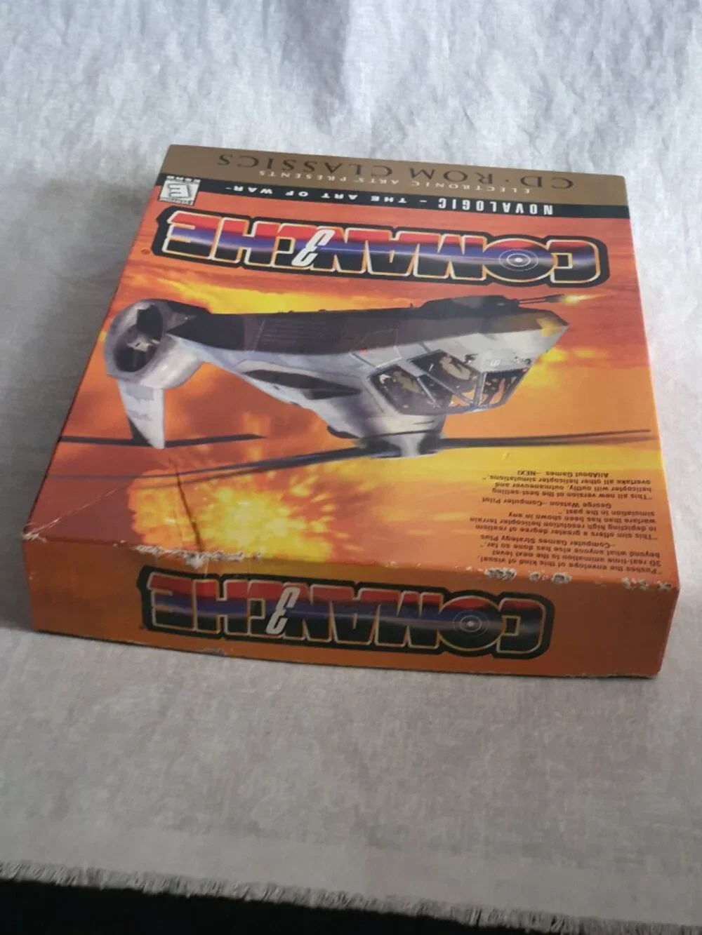 Comanche 3: The Art of War ~ PC (Novalogic, 1997) Vtg BIG BOX Complete Vintage